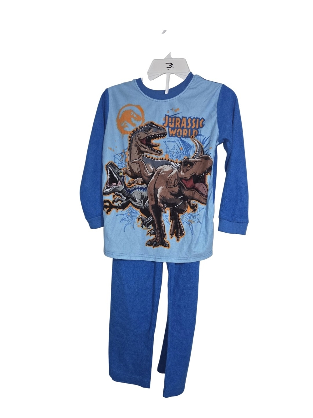 Jurassic World Blue Boys' Long-Sleeve Pajama Set